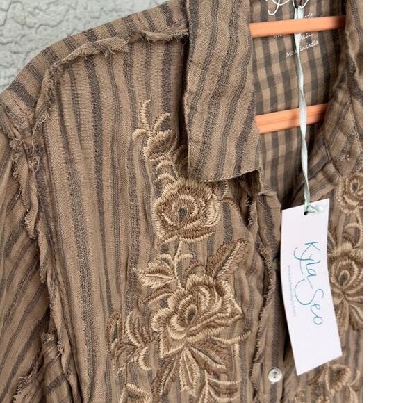 NWT Anthropologie Kyla Seo Myra Shirt - Size Small - Picture 5 of 12